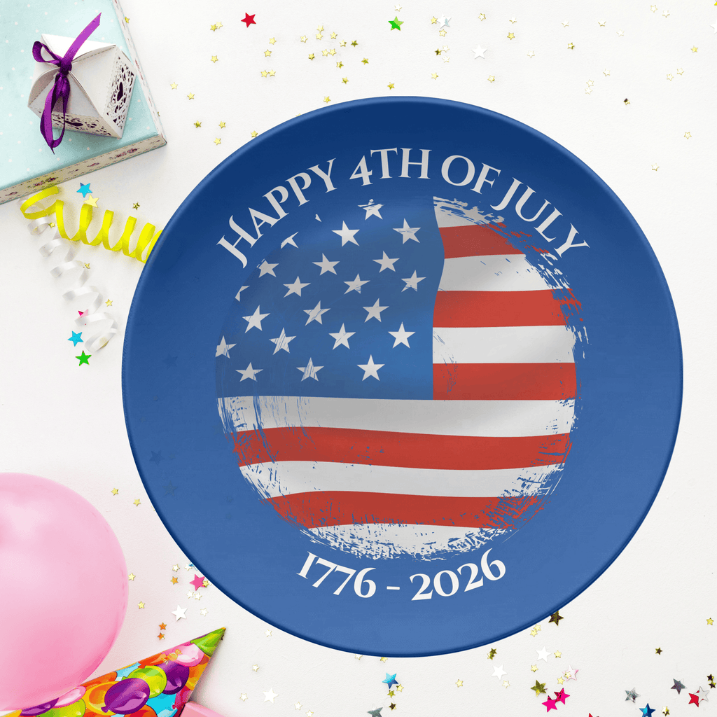 Happy 4th of July Plate Plate by Lil Plate Shop