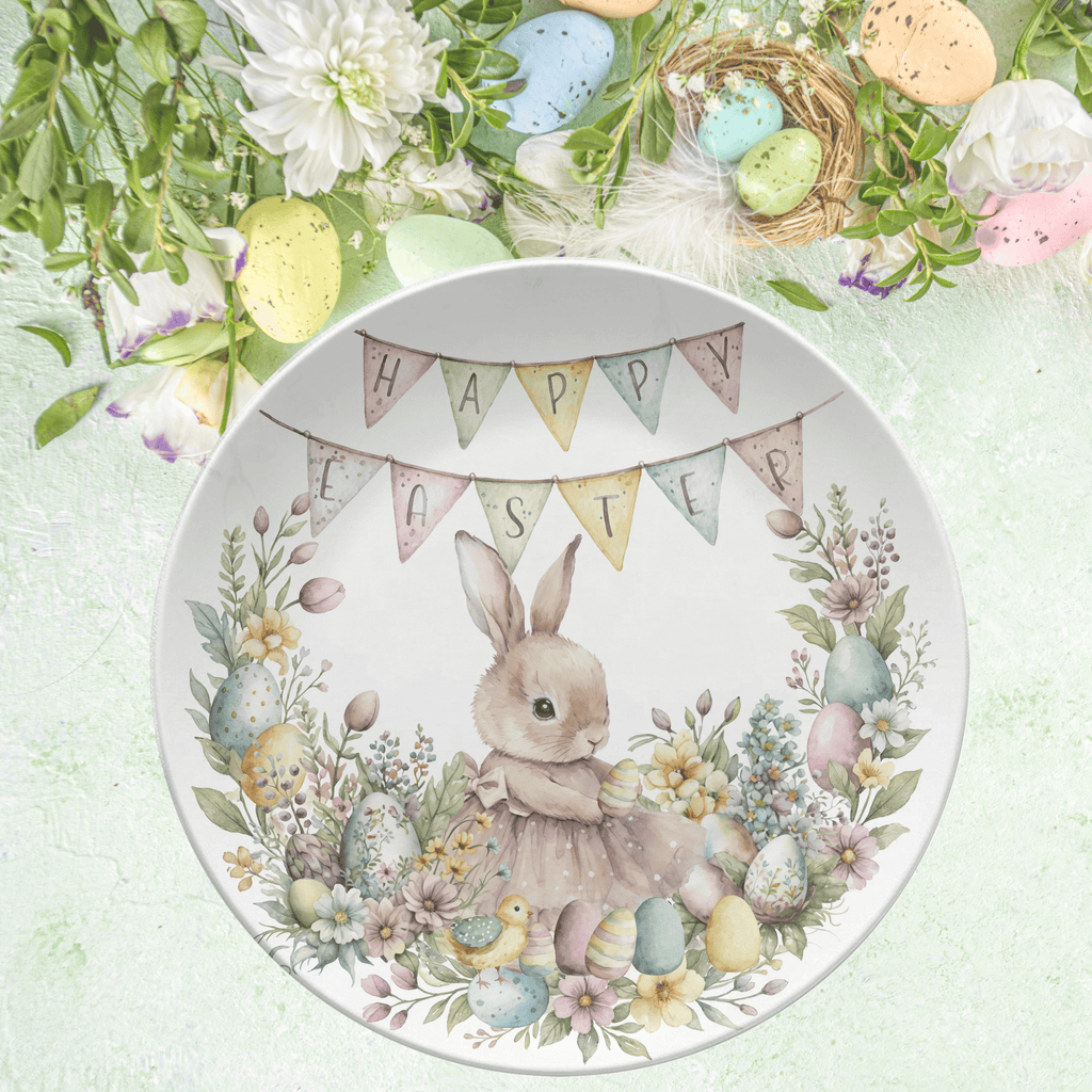 Happy Easter Plate by Lil Plate Shop