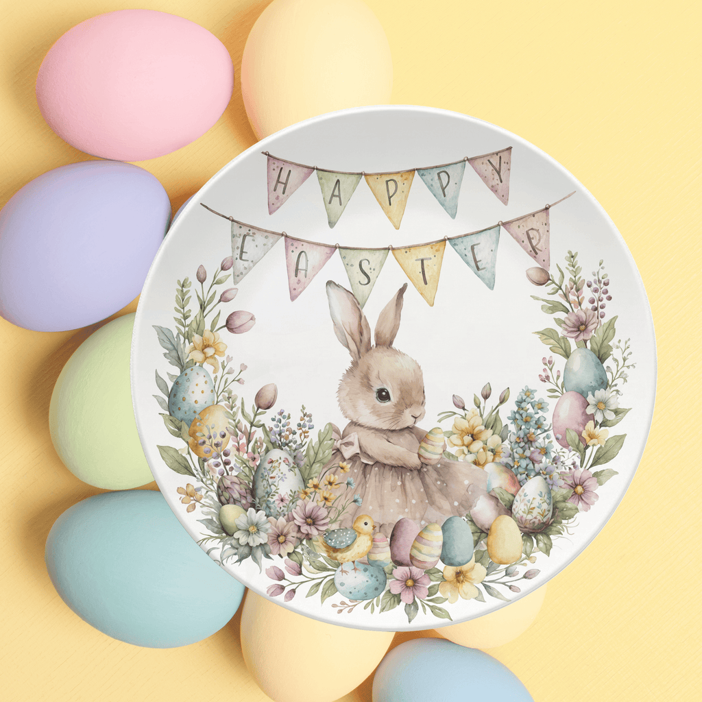 Happy Easter Plate by Lil Plate Shop