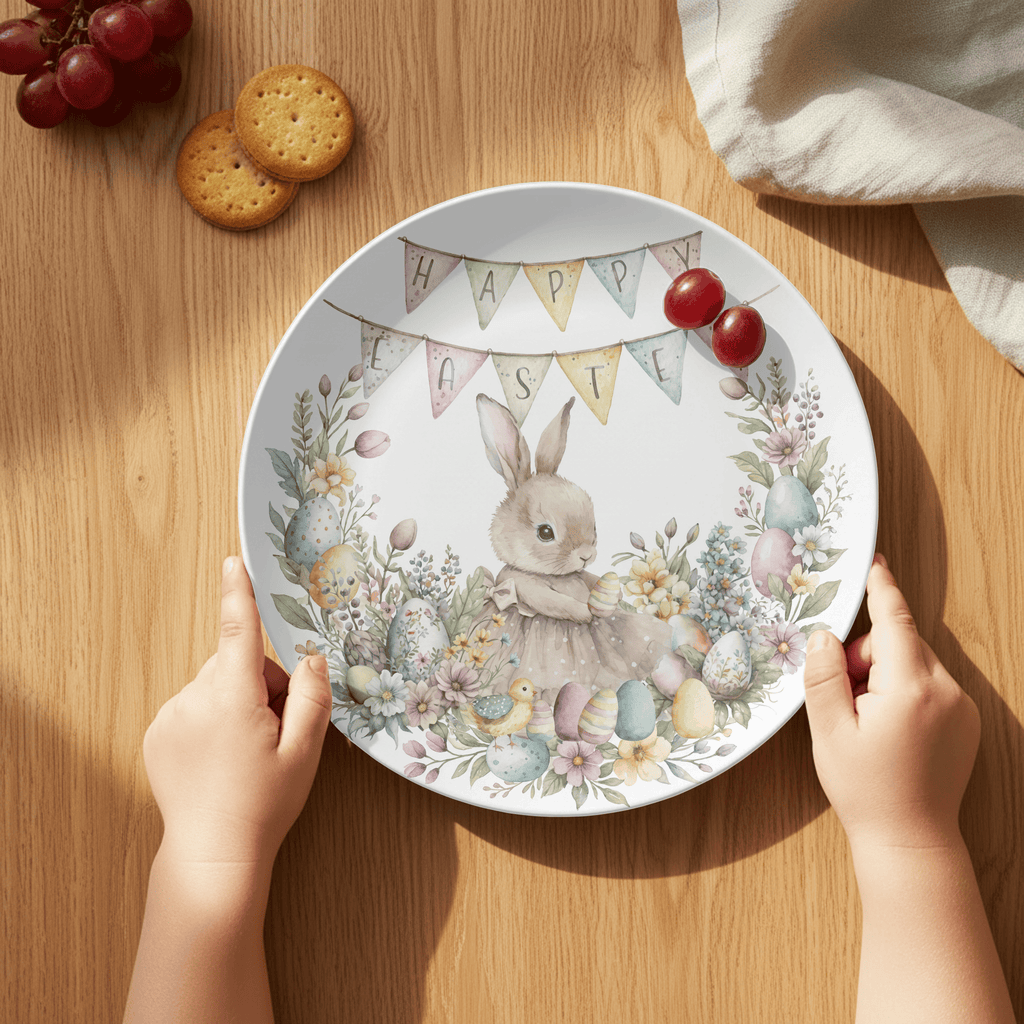 Happy Easter Plate by Lil Plate Shop