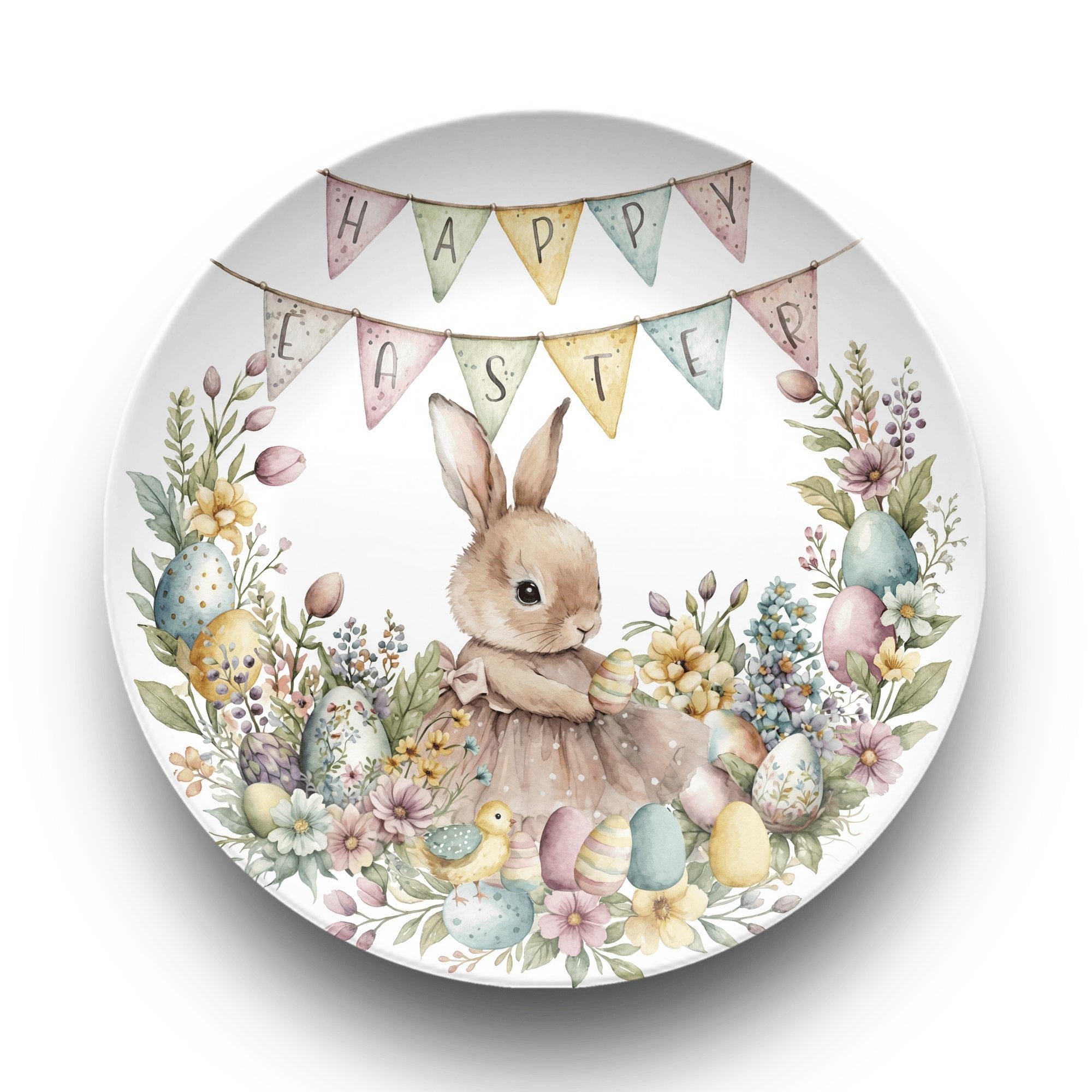 Happy Easter Plate by Lil Plate Shop