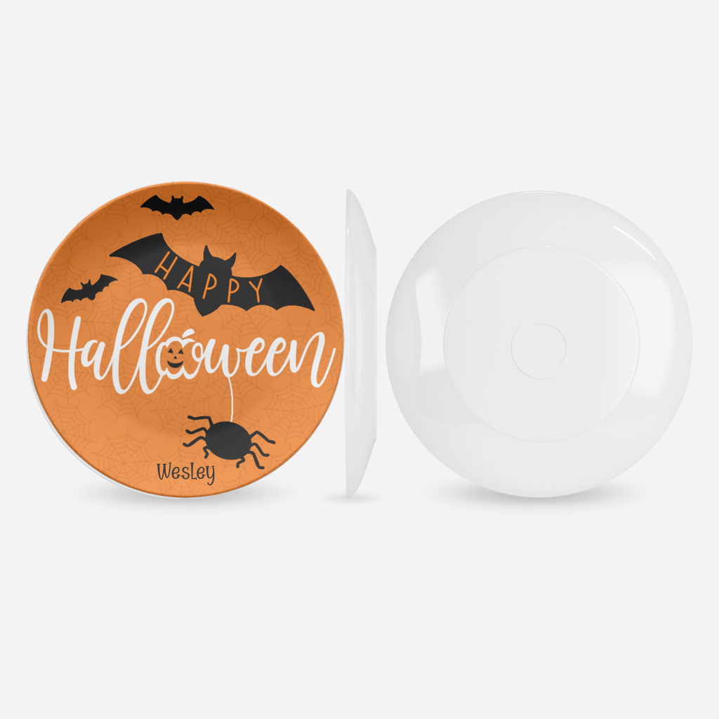 Happy Halloween Bat Plate by Lil Plate Shop