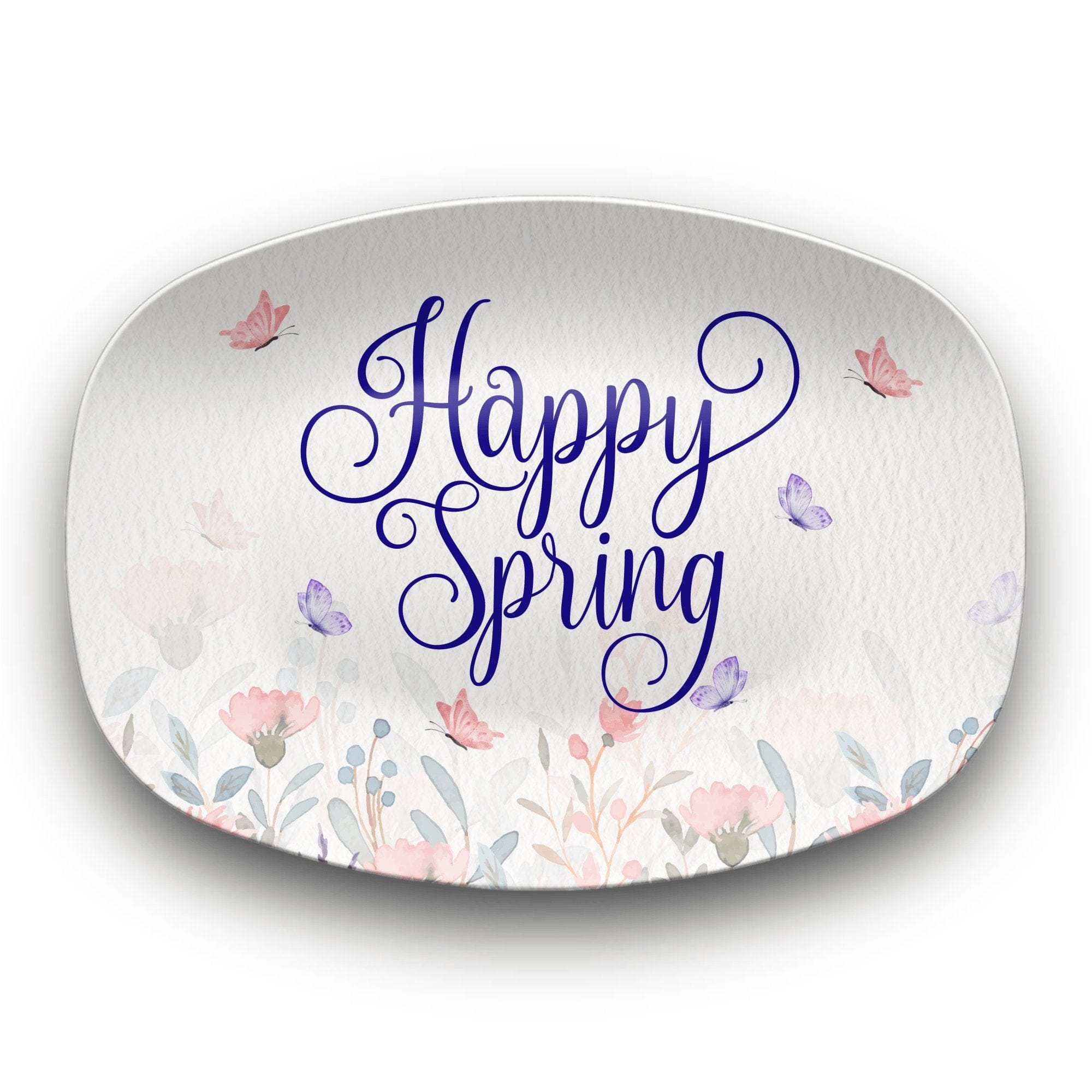 Happy Spring Serving Platter by Lil Plate Shop