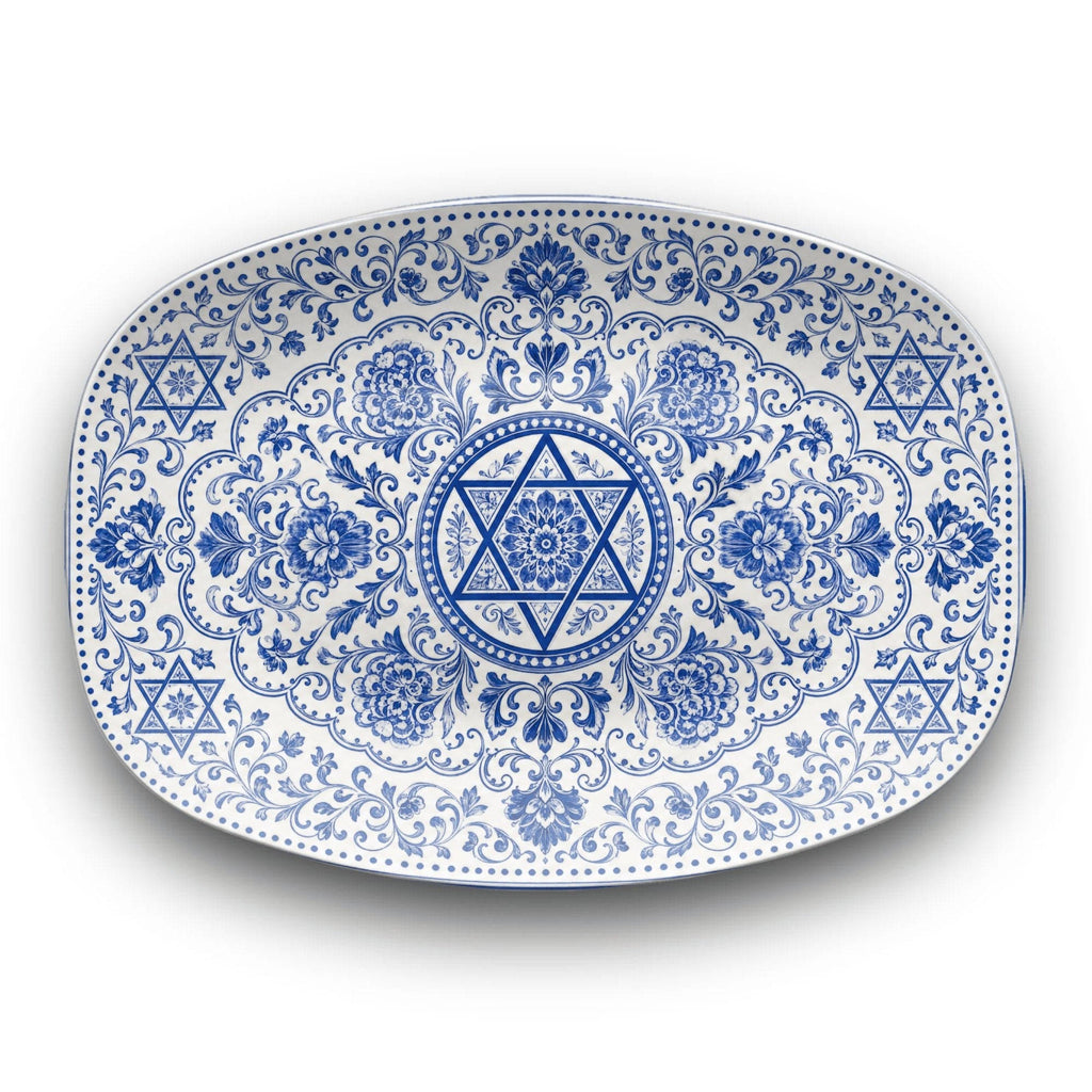 Judaica Oval Platter by Lil Plate Shop