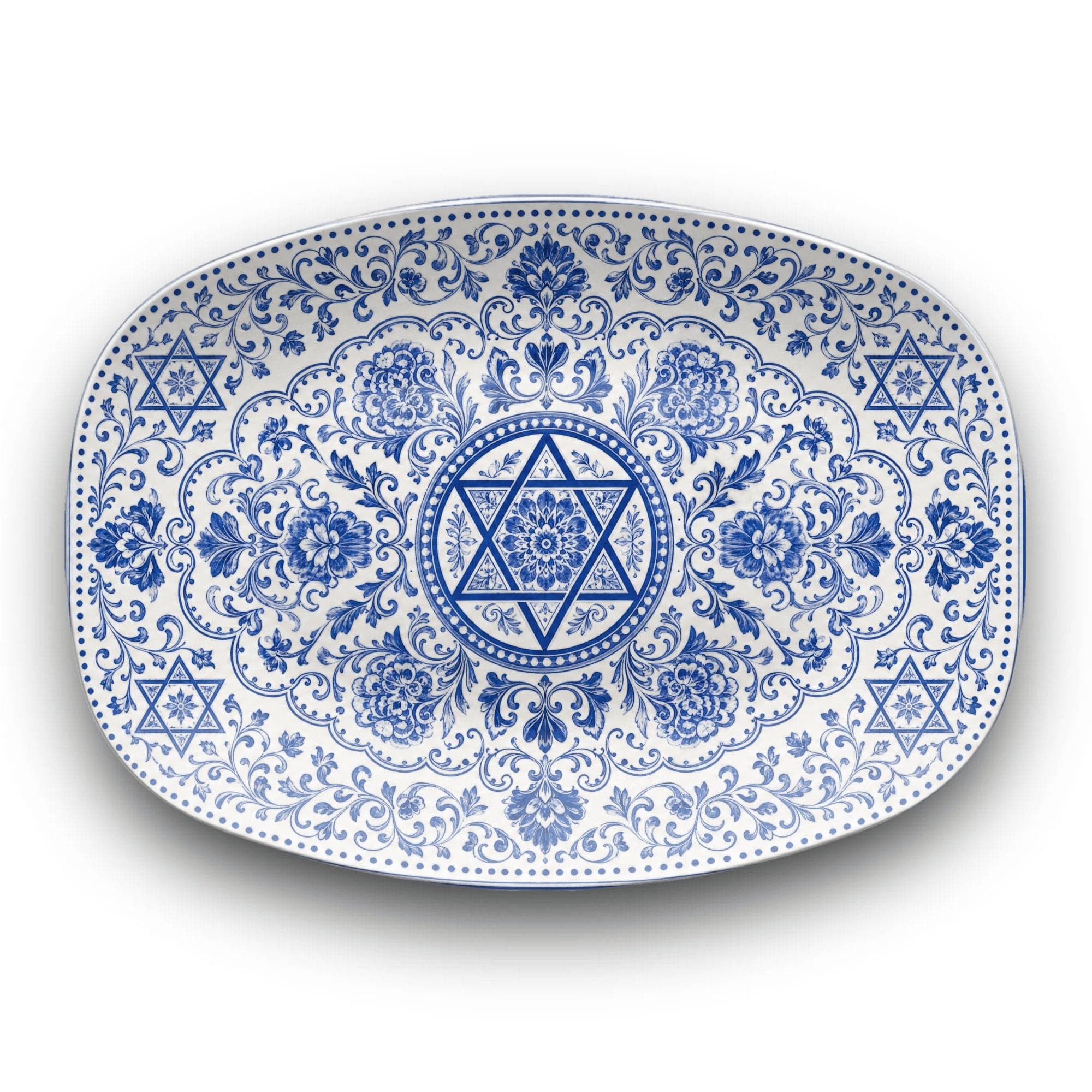 Judaica Oval Platter by Lil Plate Shop