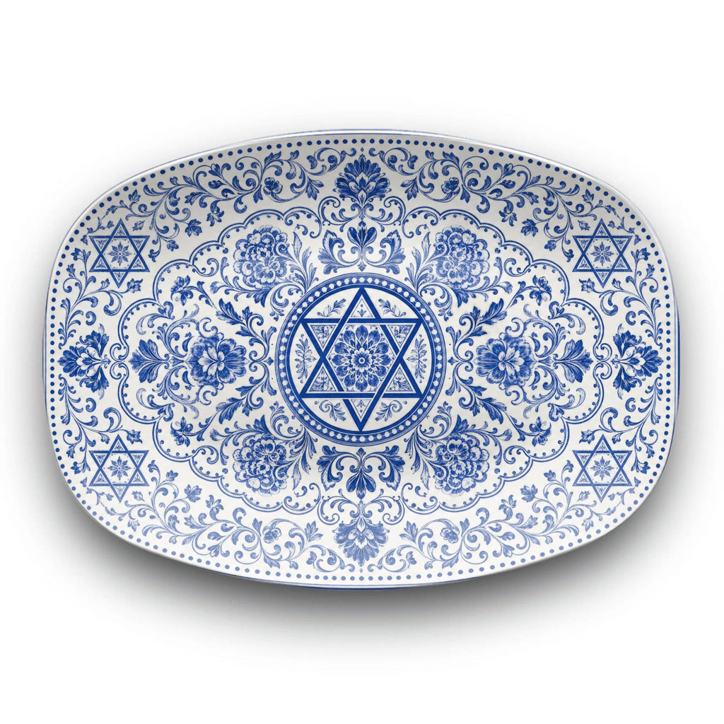 Judaica Oval Platter by Lil Plate Shop