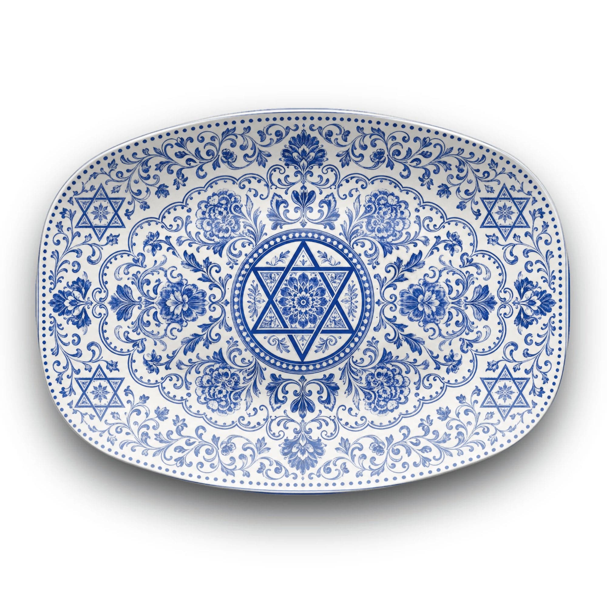 Judaica Oval Platter by Lil Plate Shop
