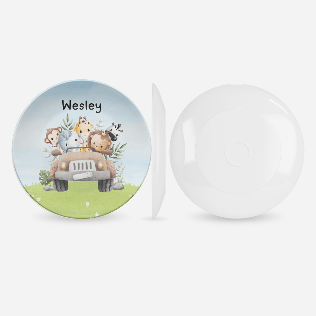 Jungle Animal Plate by Lil Plate Shop