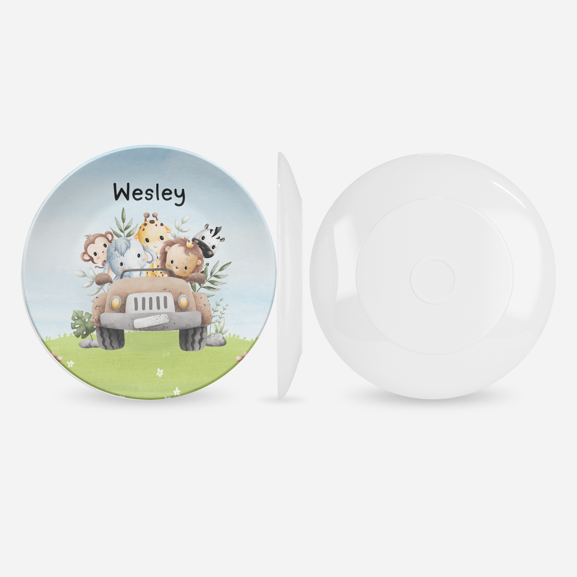 Jungle Animal Plate by Lil Plate Shop