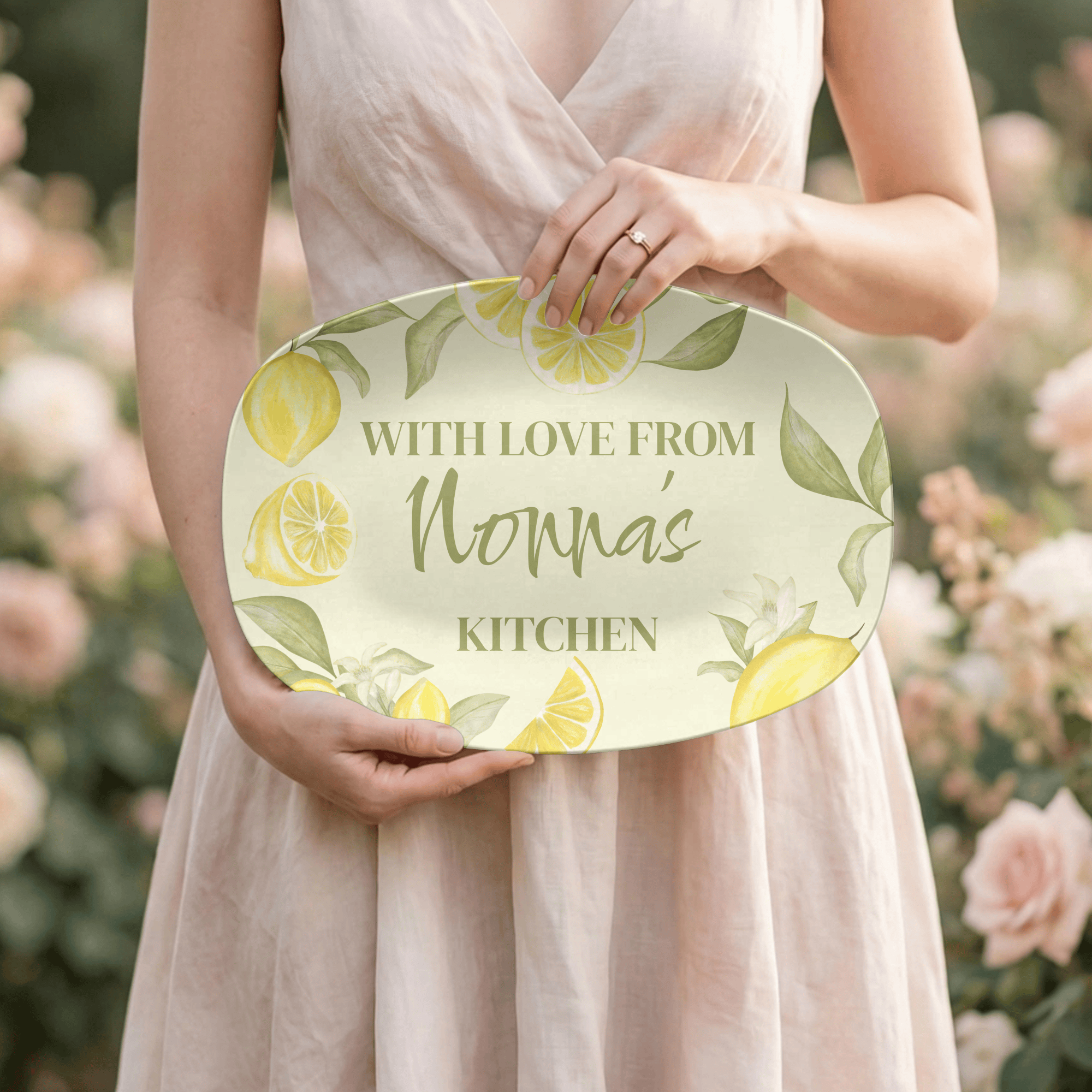 Lemon Love Nonna's Platter by Lil Plate Shop