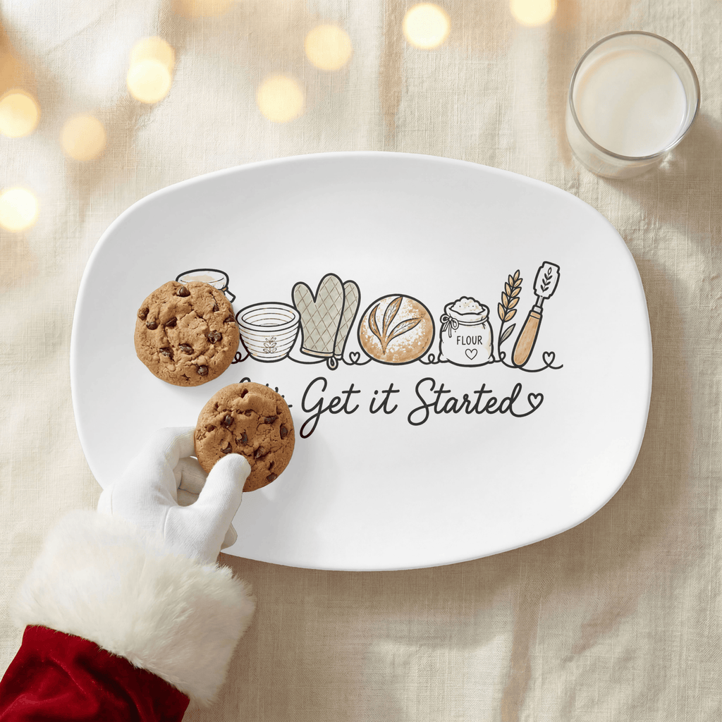 Let's Get it Started Sourdough Platter Platter + Gift Box by Lil Plate Shop