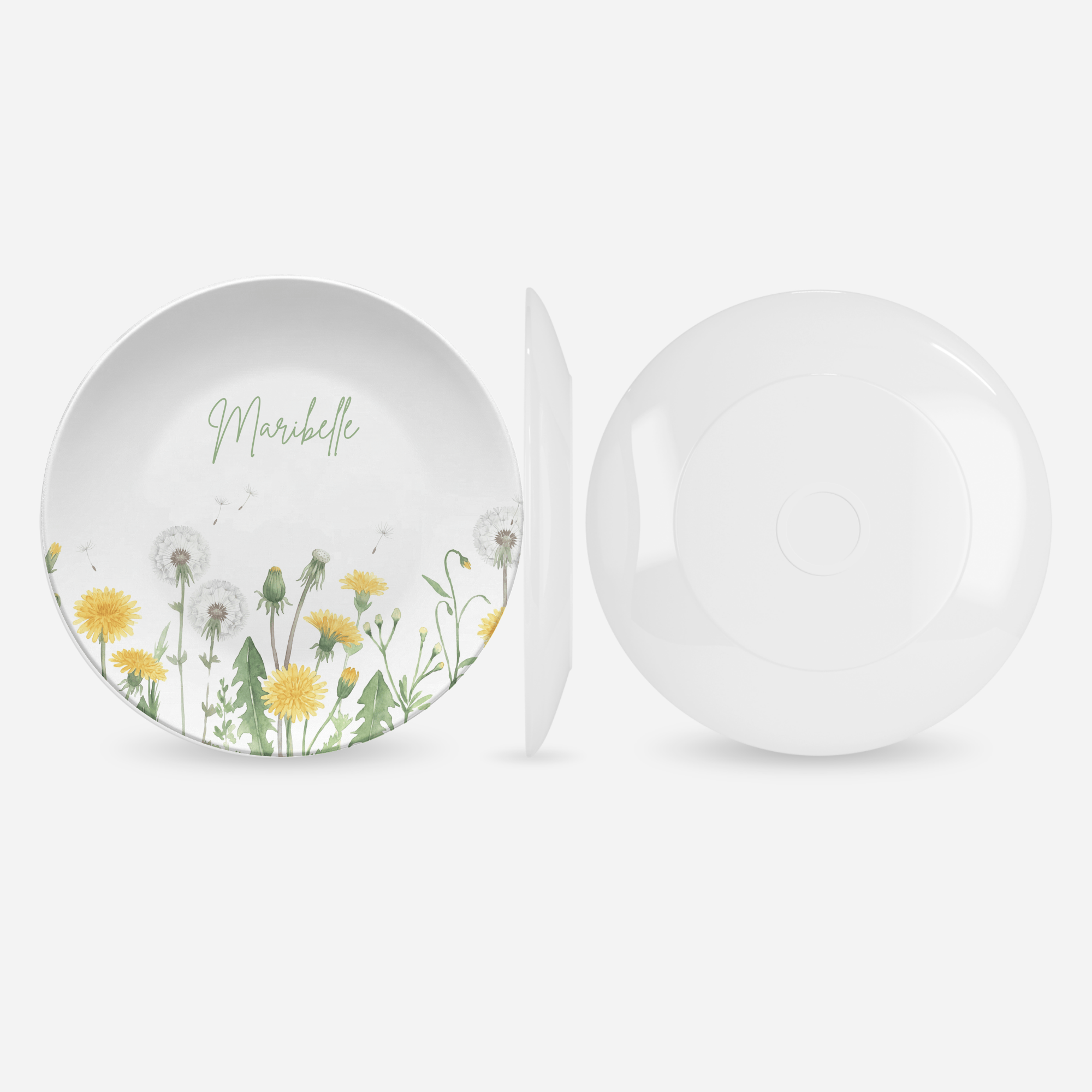 Little More Dandelion Plate by Lil Plate Shop