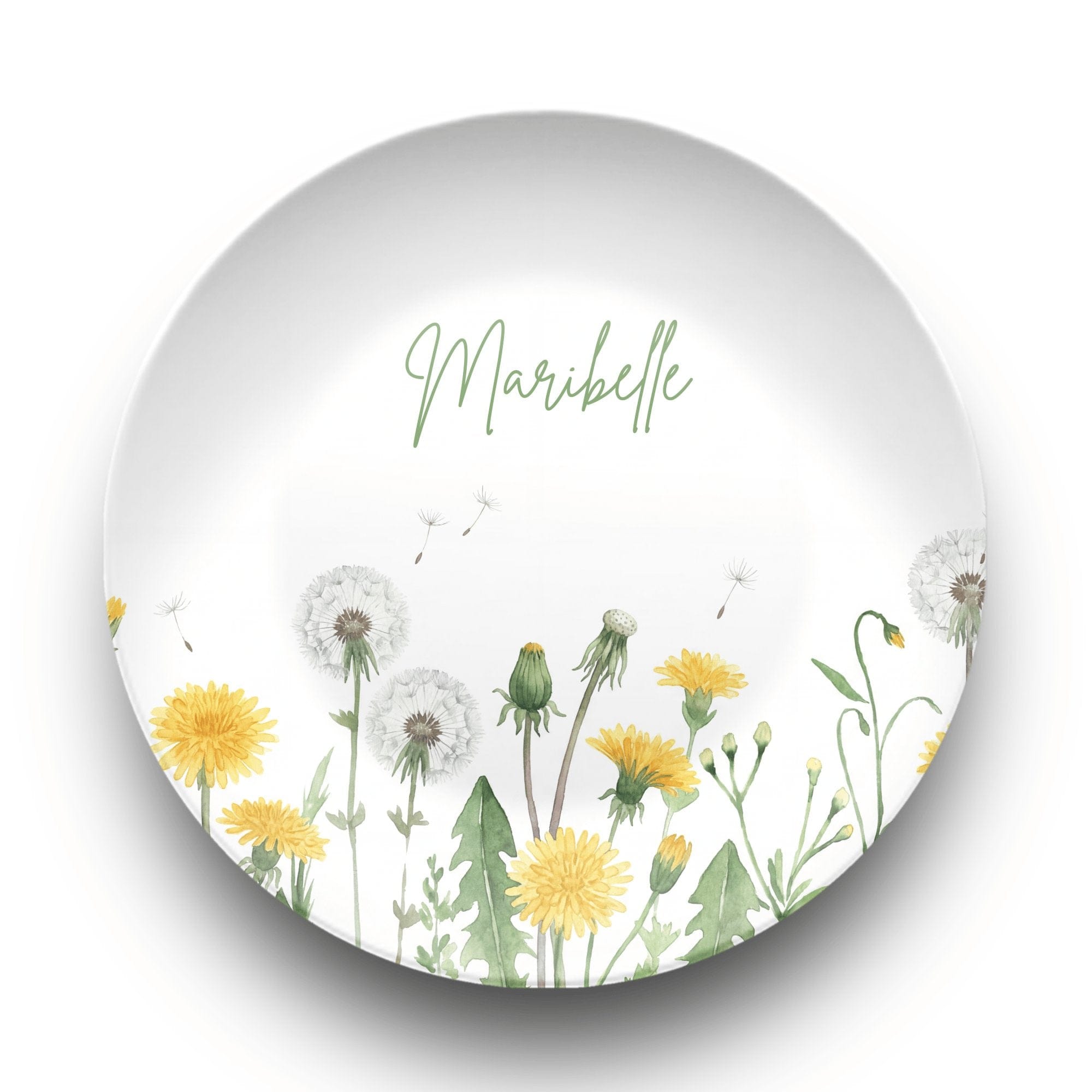 Little More Dandelion Plate by Lil Plate Shop