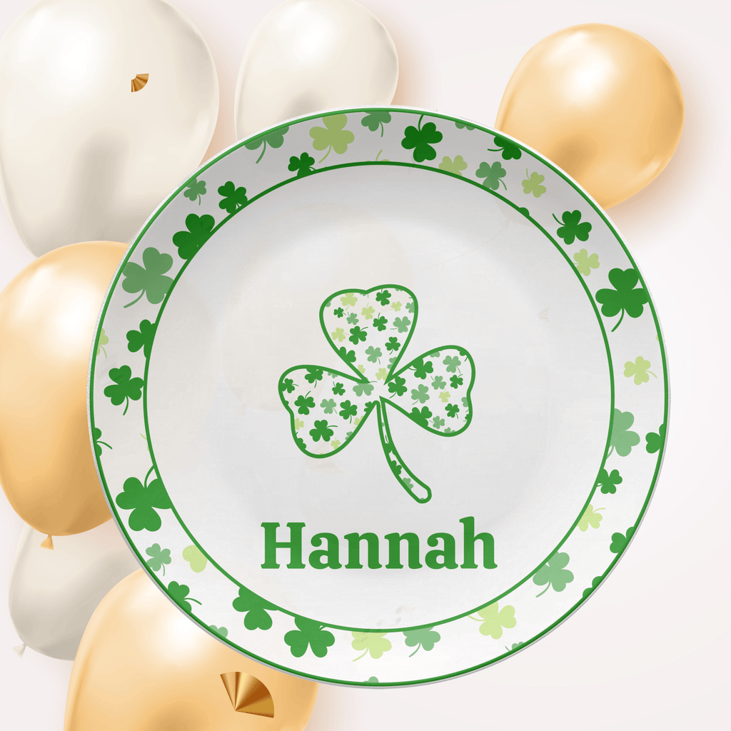 Lucky Clover Plate by Lil Plate Shop