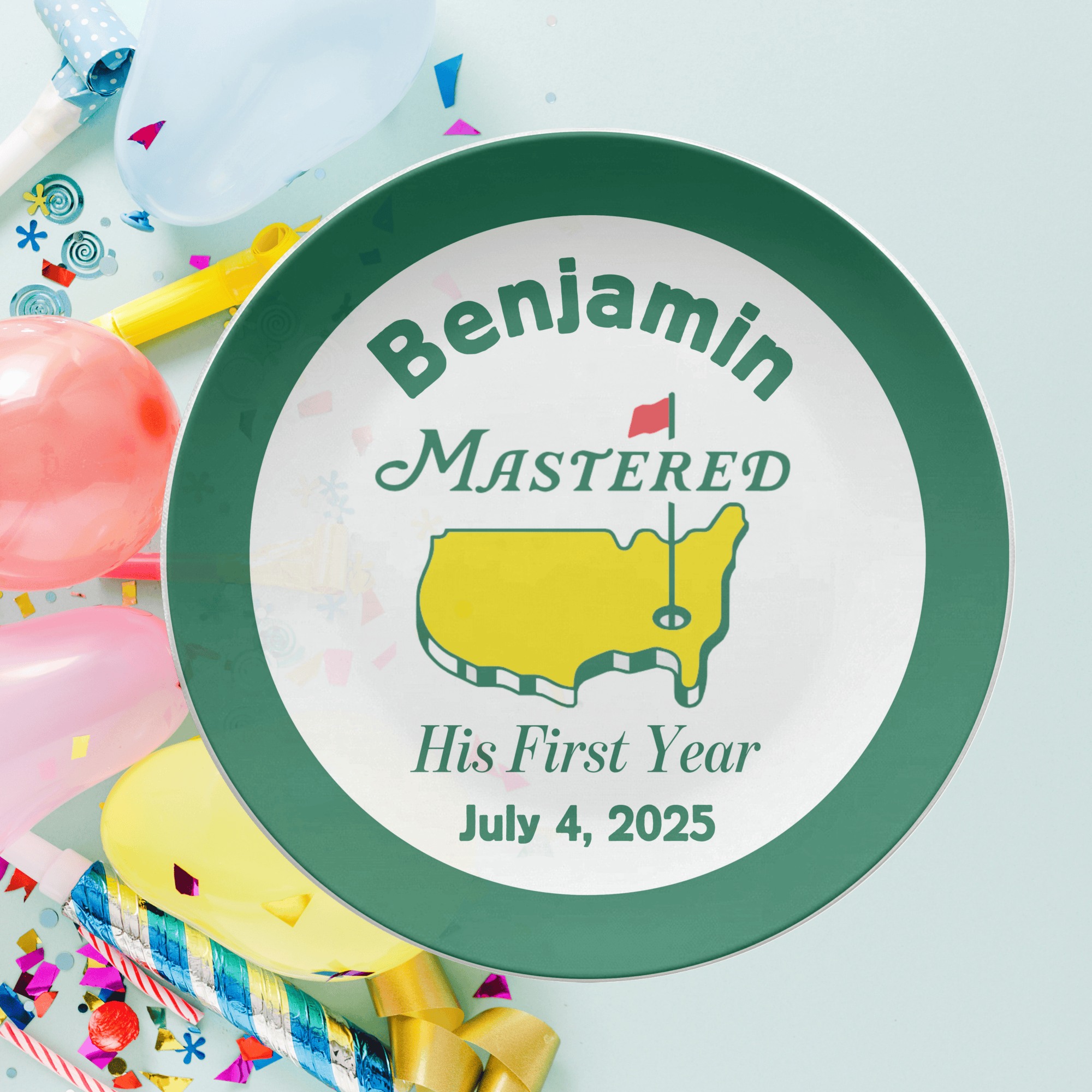 Mastered First Year Plate by Lil Plate Shop