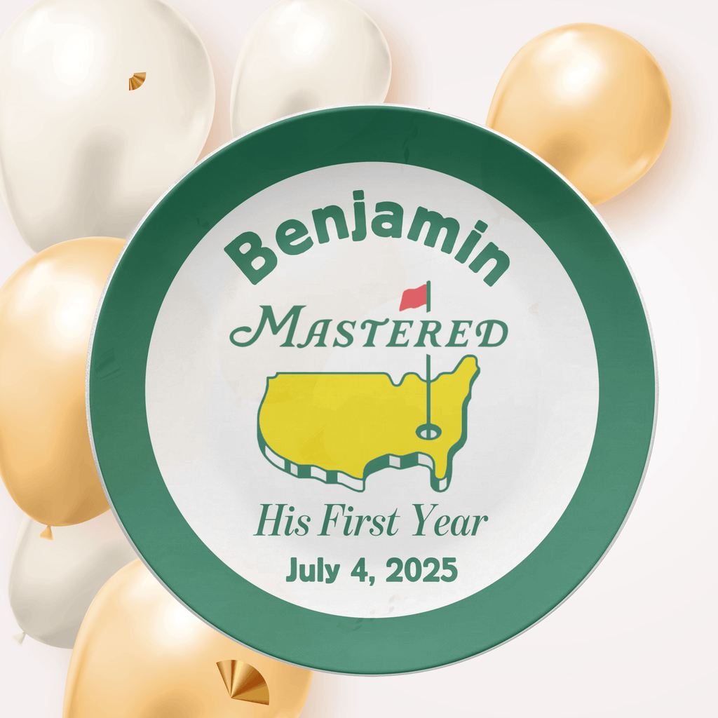 Mastered First Year Plate by Lil Plate Shop