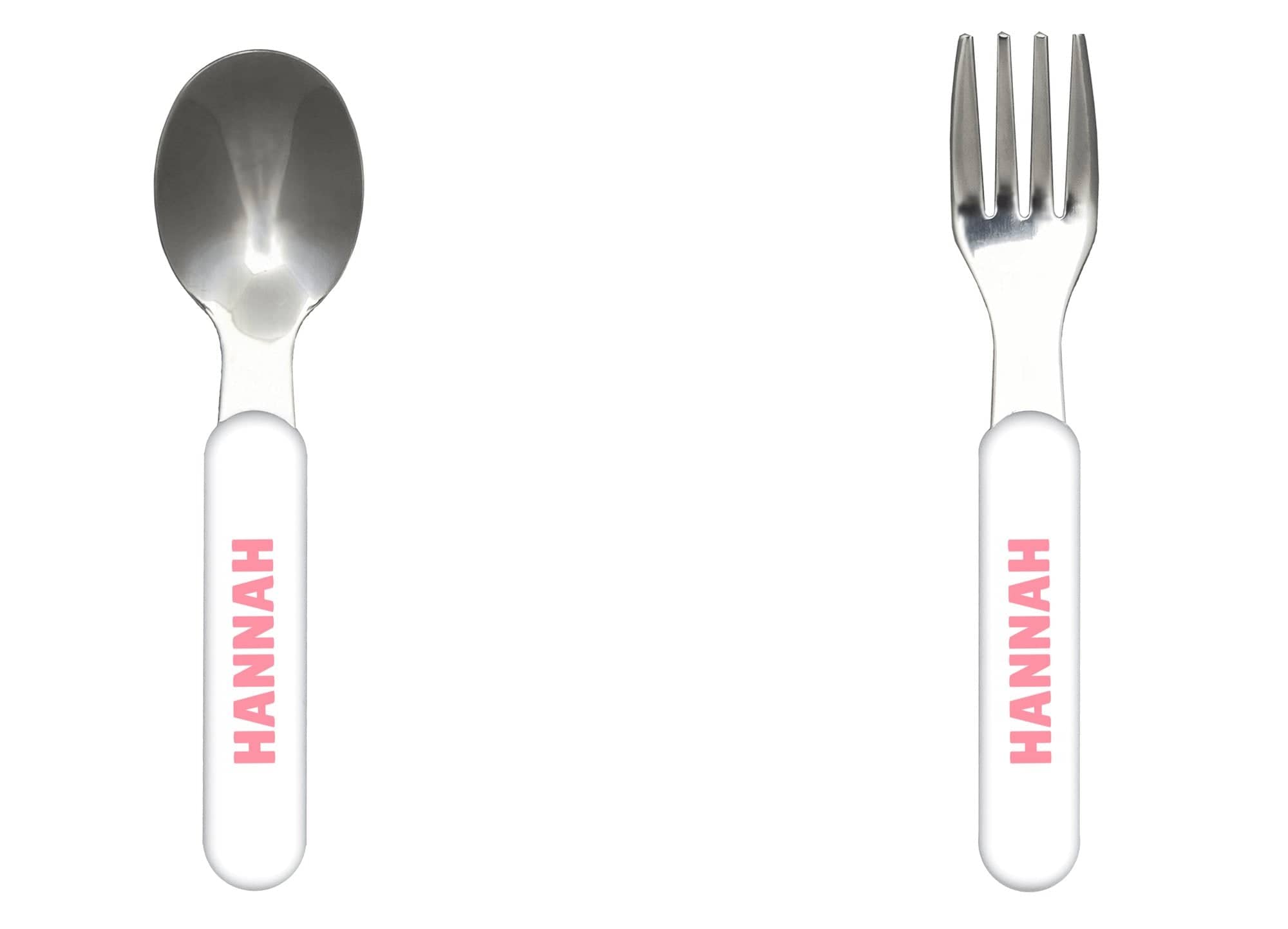 Matching Rainbow Alphabet Silverware by Lil Plate Shop