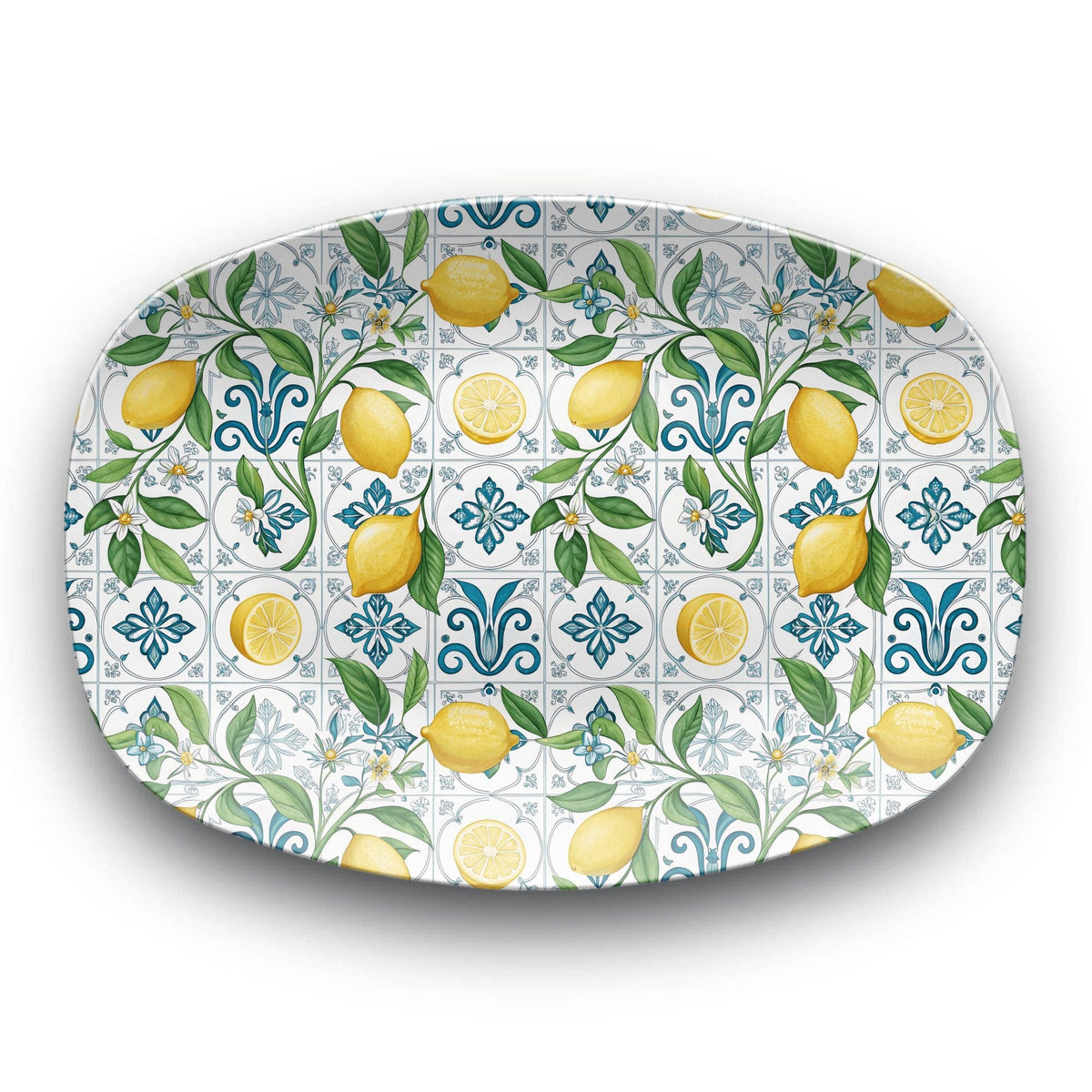 Mediterranean Lemon Serving Platter by Lil Plate Shop