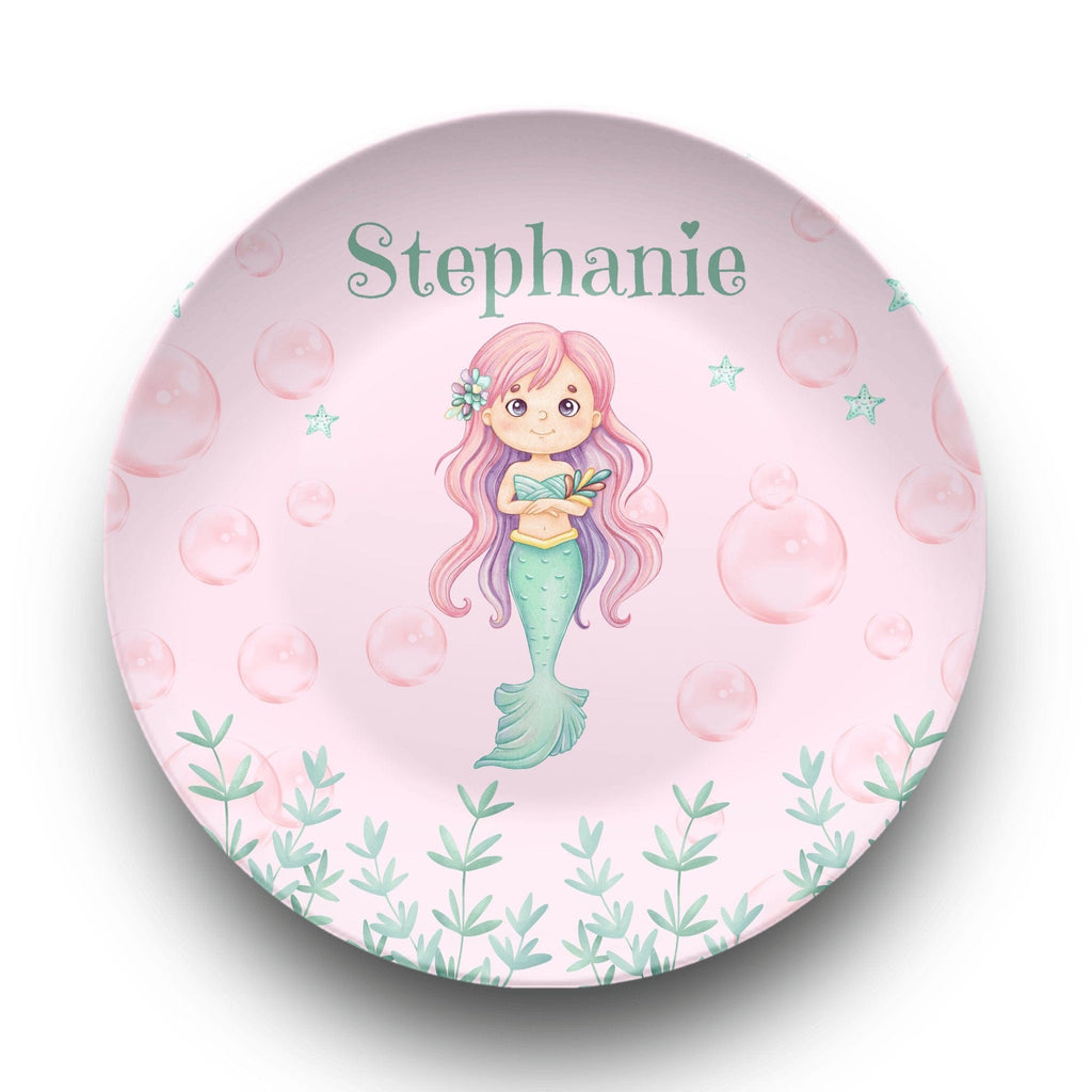 Mermaid Bubble Plate by Lil Plate Shop