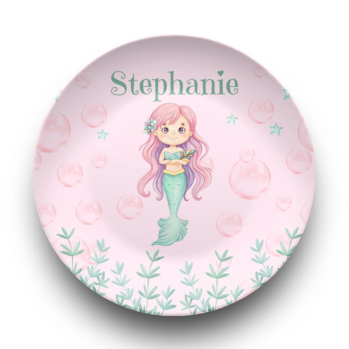 Mermaid Bubble Plate by Lil Plate Shop