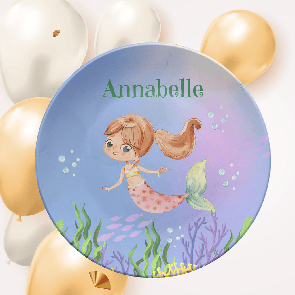 Mermaid Ocean Plate by Lil Plate Shop