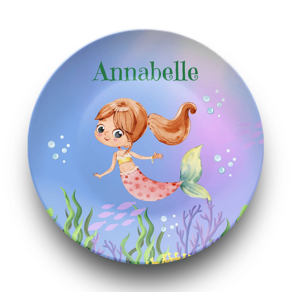 Mermaid Ocean Plate by Lil Plate Shop