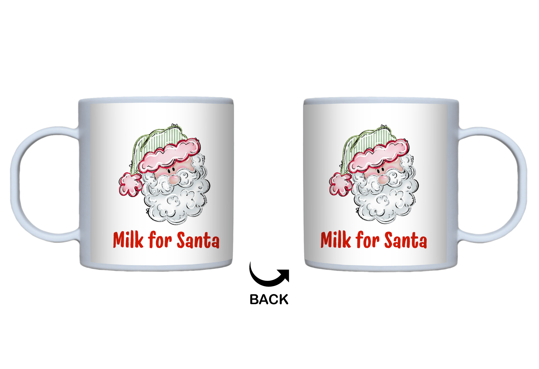 Milk for Santa Mug by Lil Plate Shop