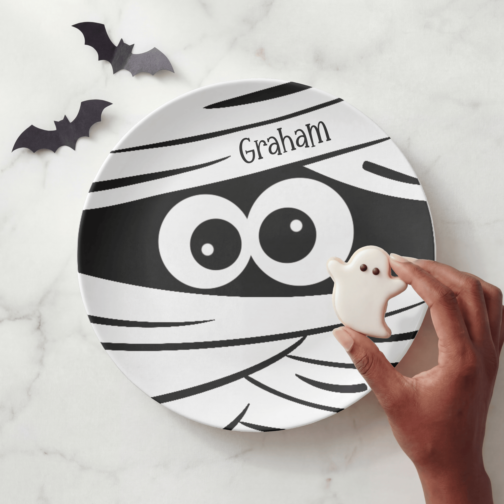 Mummy Face Plate by Lil Plate Shop