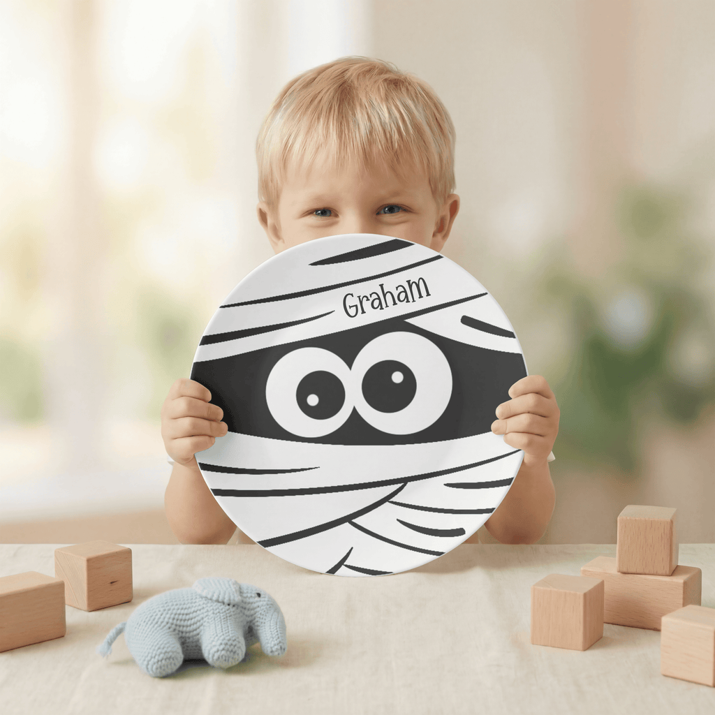 Mummy Face Plate by Lil Plate Shop