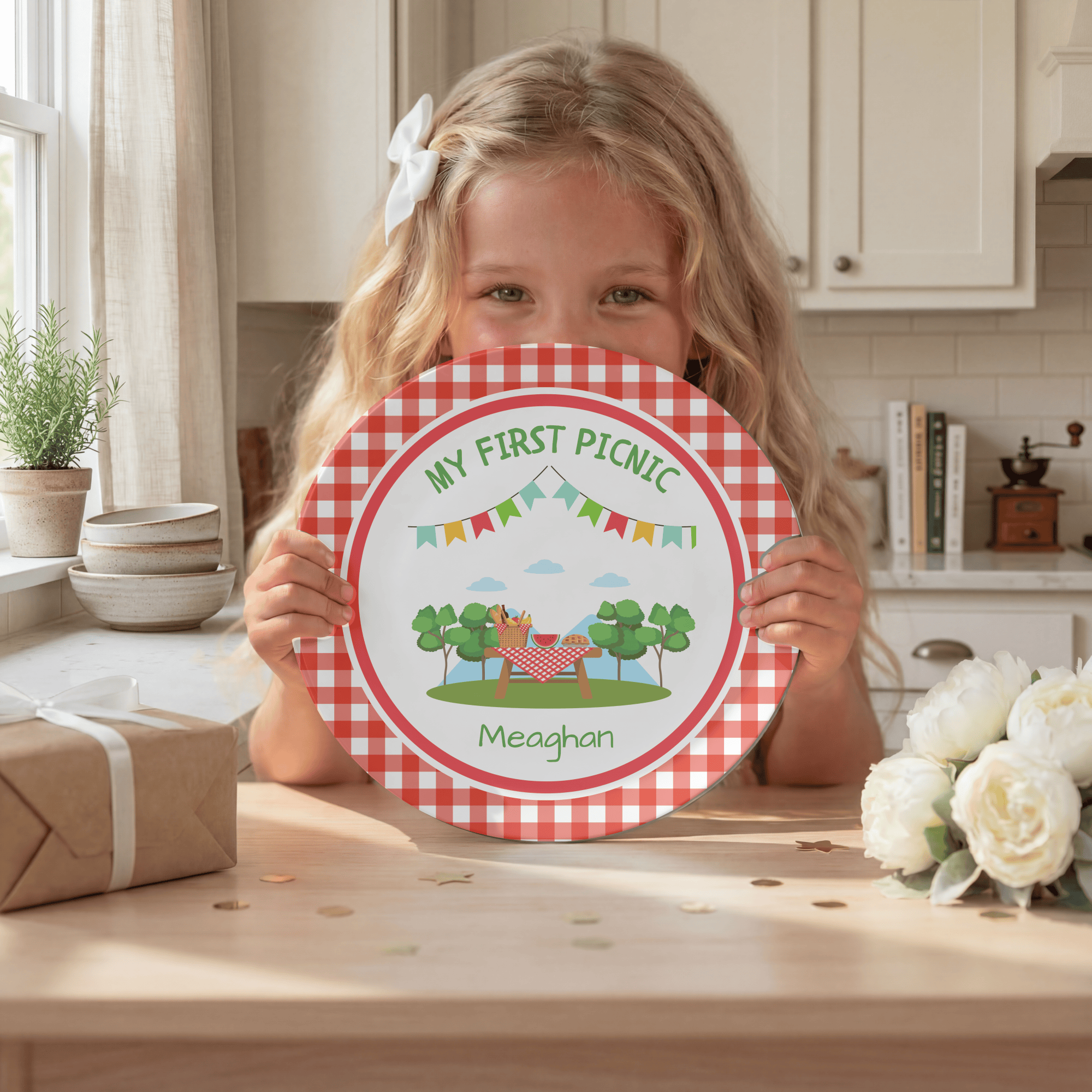 My First Picnic Plate Plate by Lil Plate Shop