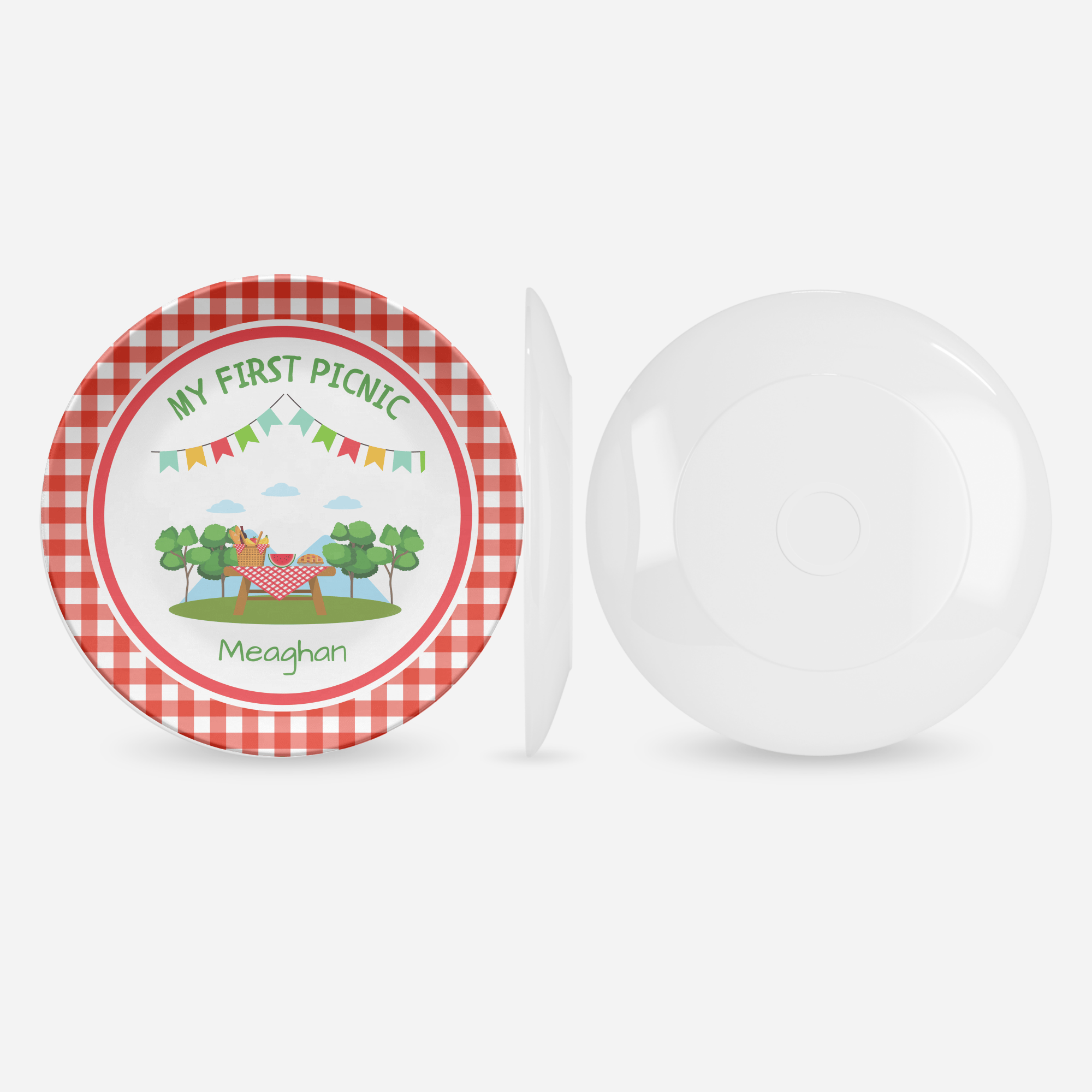 My First Picnic Plate Plate by Lil Plate Shop