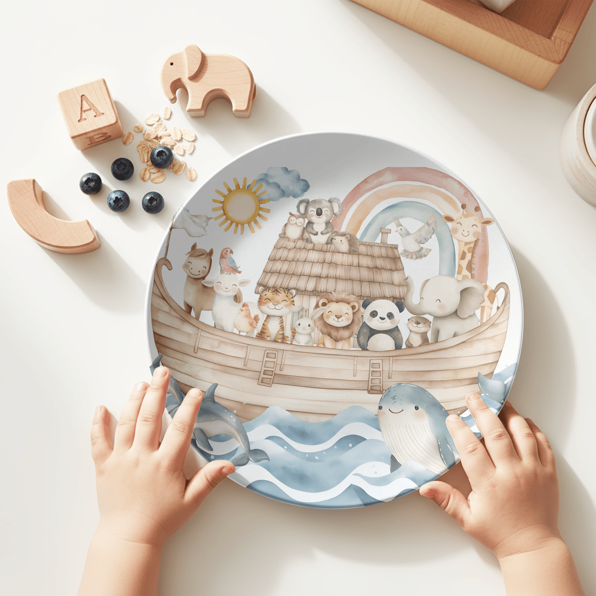 Noah's Ark Plate by Lil Plate Shop