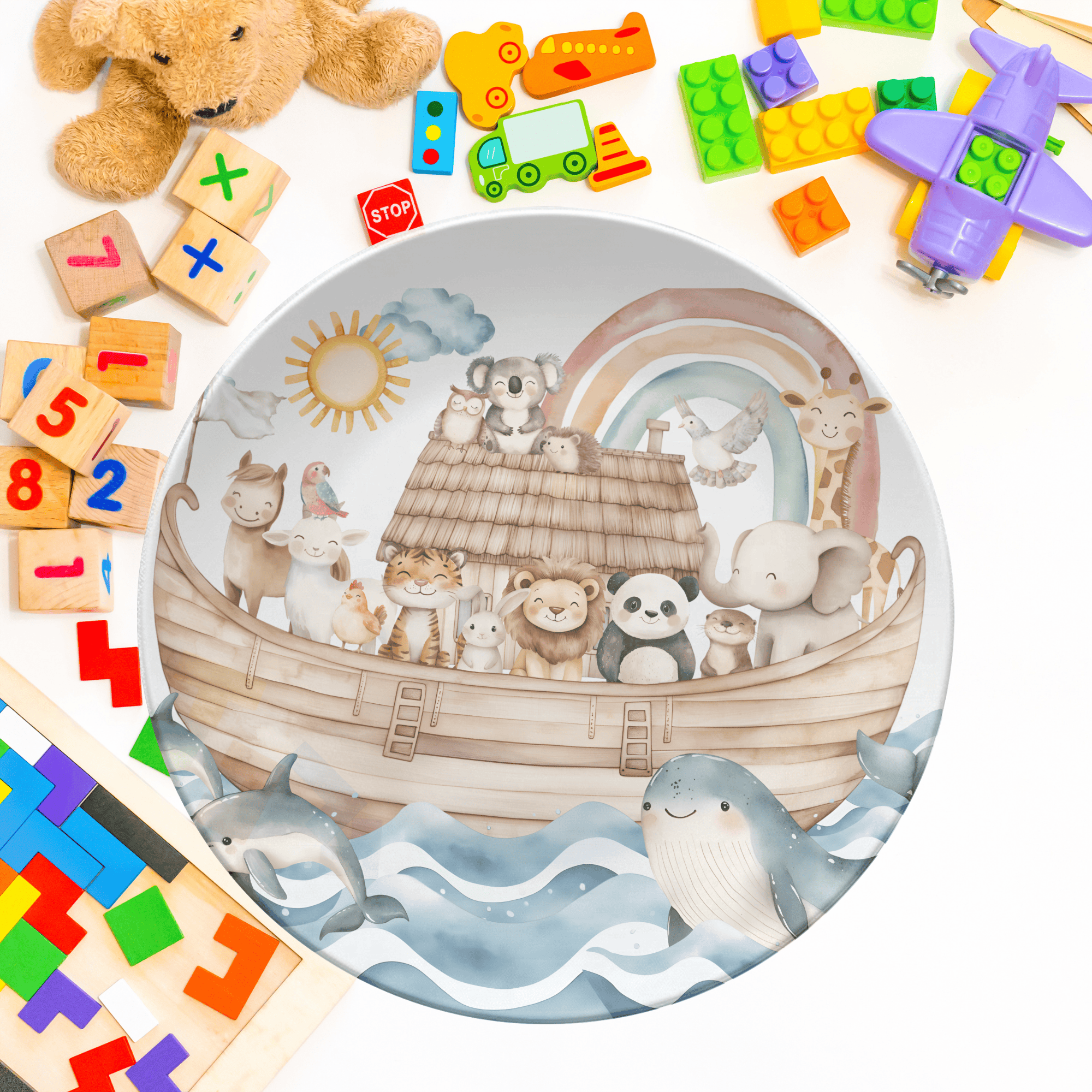 Noah's Ark Plate by Lil Plate Shop