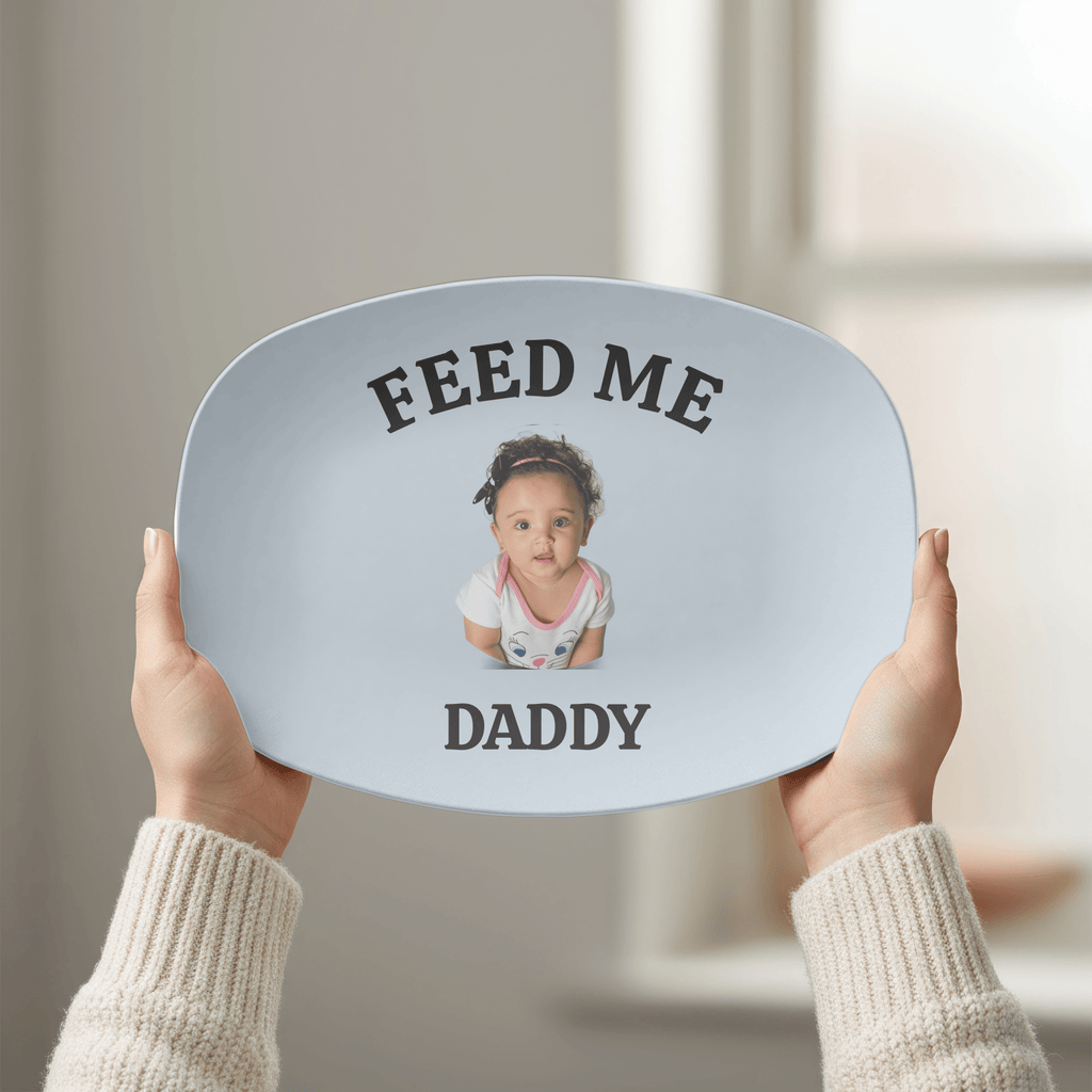 Personalized Baby Photo Platter by Lil Plate Shop