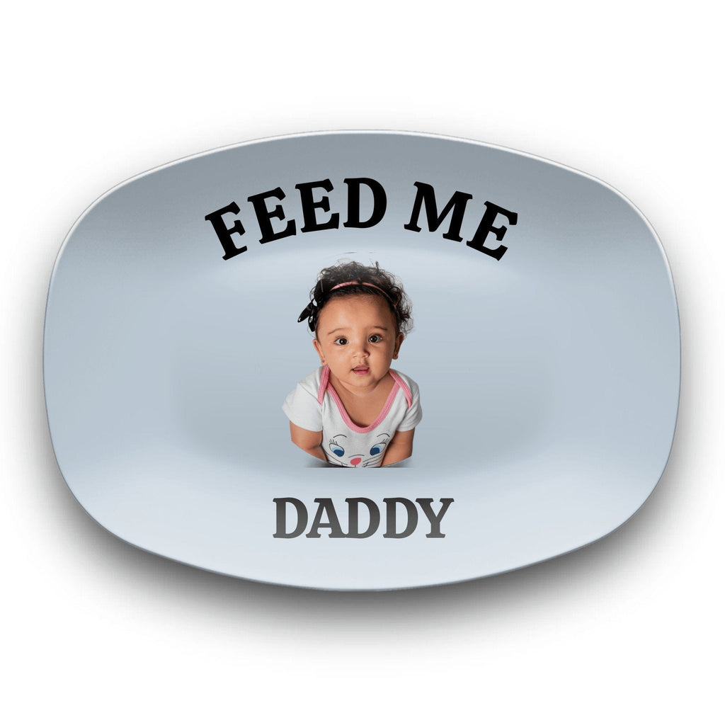 Personalized Baby Photo Platter Platter by Lil Plate Shop