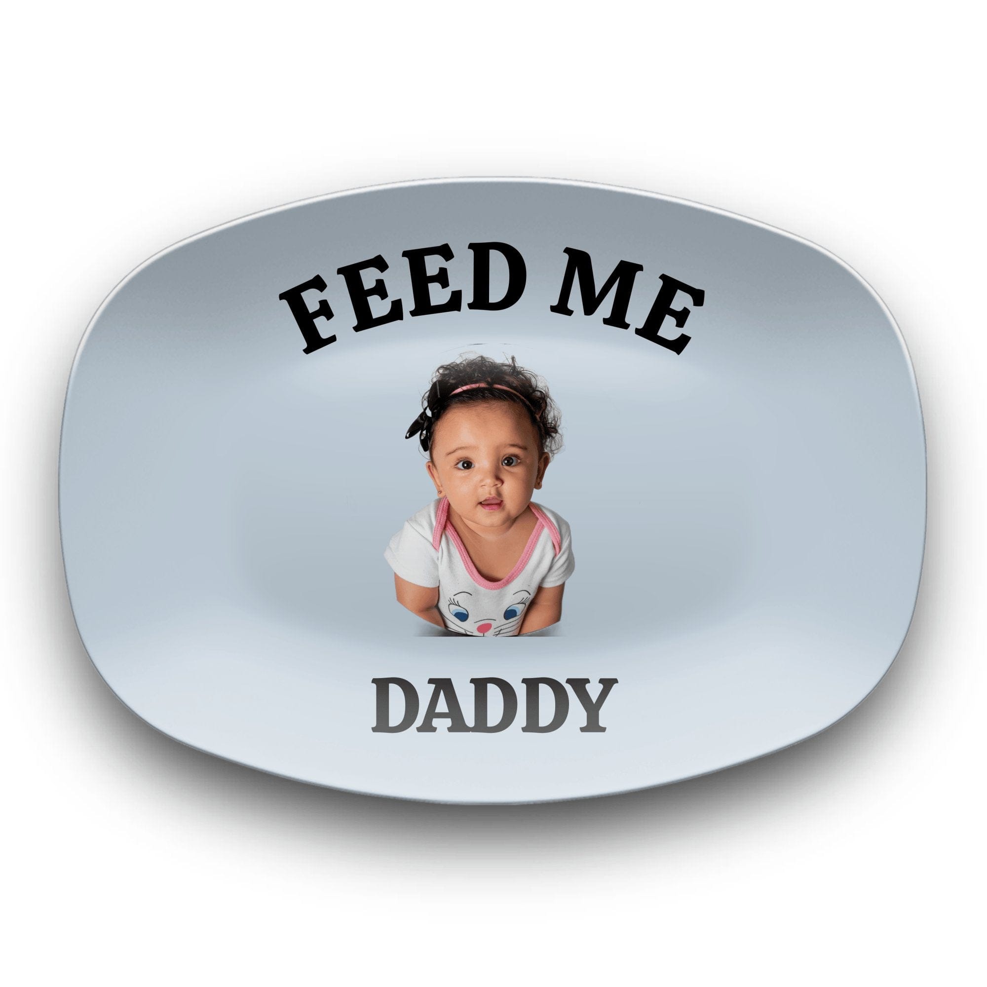 Personalized Baby Photo Platter Platter by Lil Plate Shop