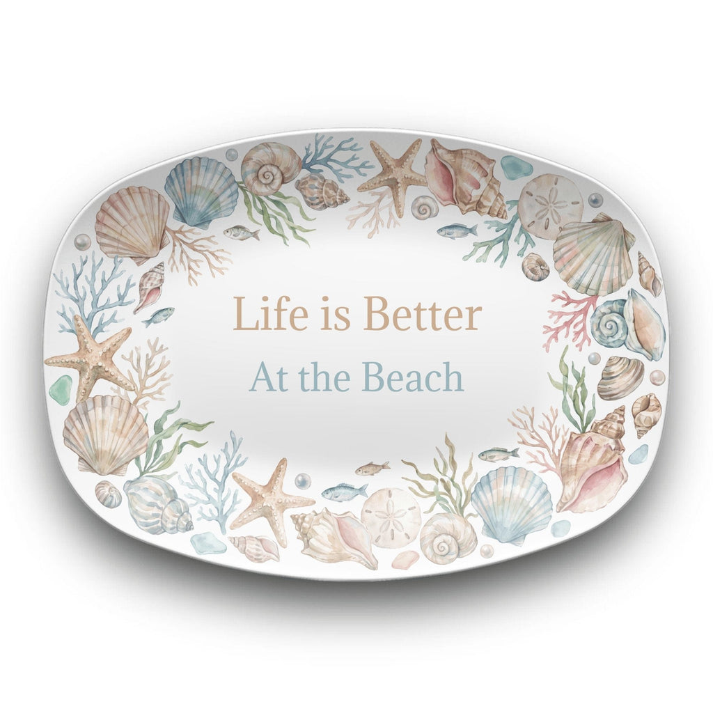 Personalized Beach Platter by Lil Plate Shop