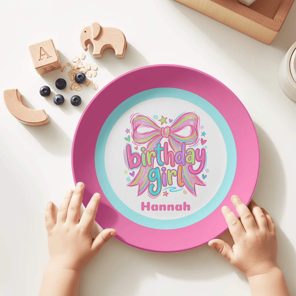 Personalized Birthday Girl Plate by Lil Plate Shop