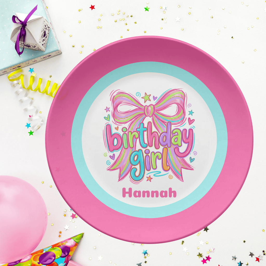 Personalized Birthday Girl Plate by Lil Plate Shop