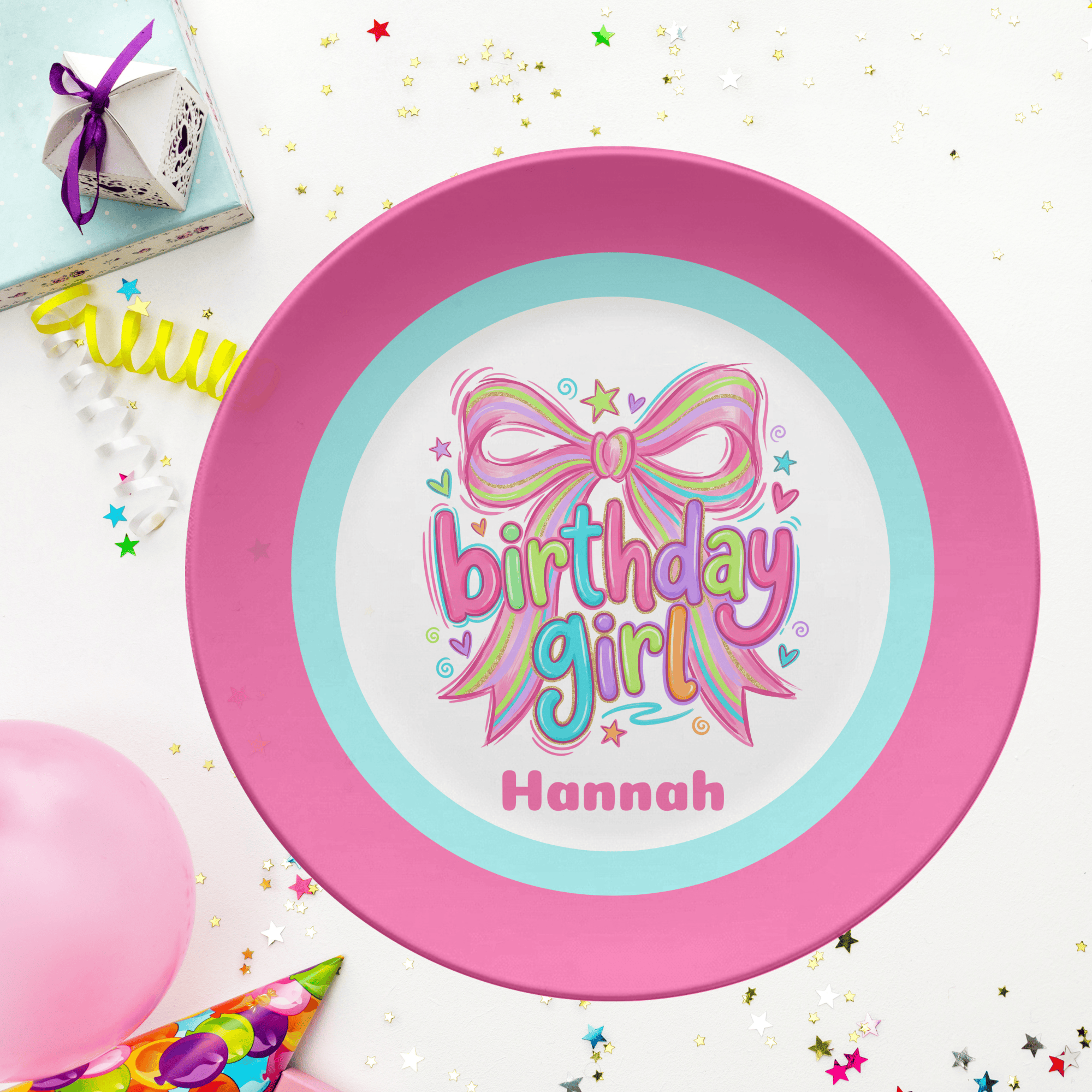 Personalized Birthday Girl Plate by Lil Plate Shop