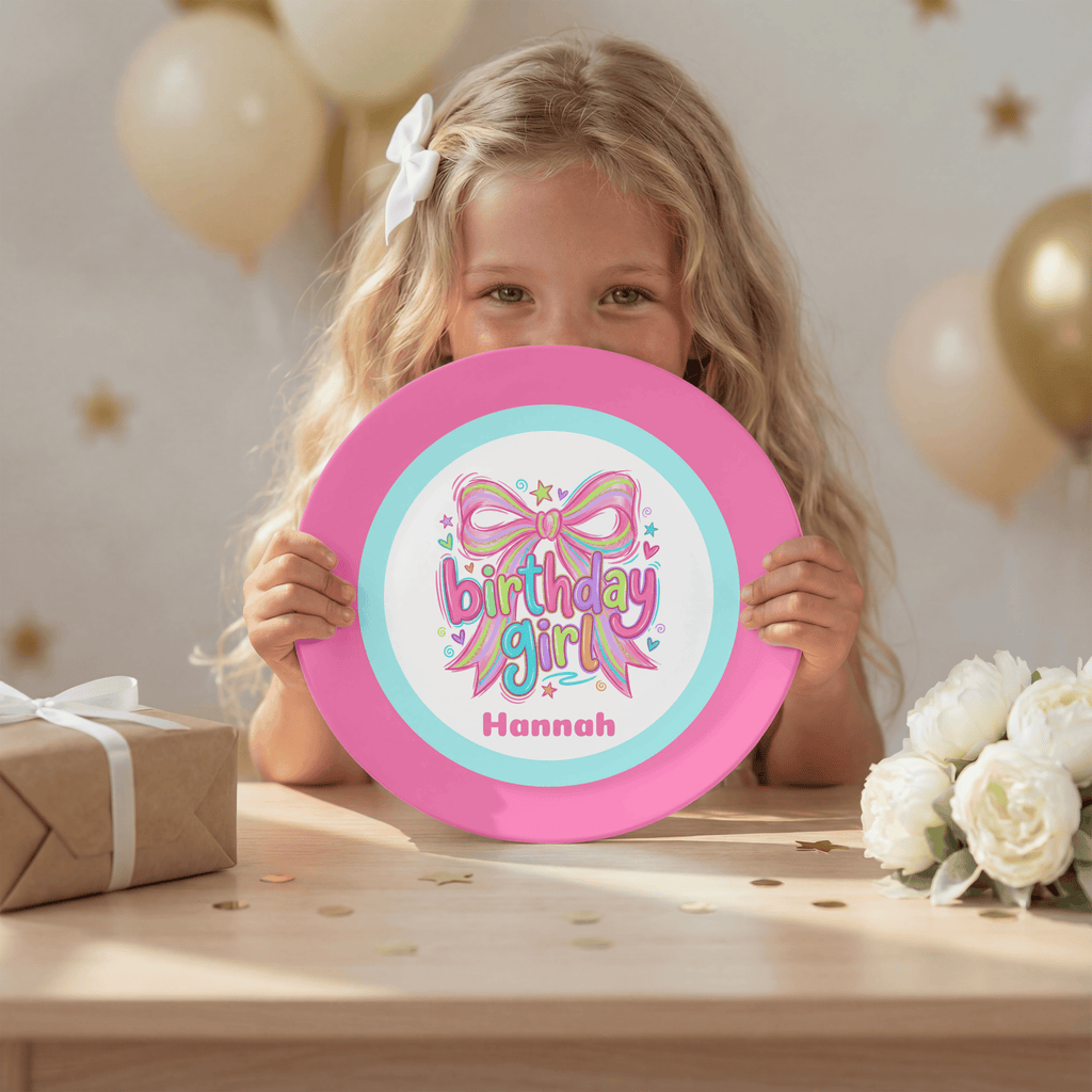 Personalized Birthday Girl Plate by Lil Plate Shop
