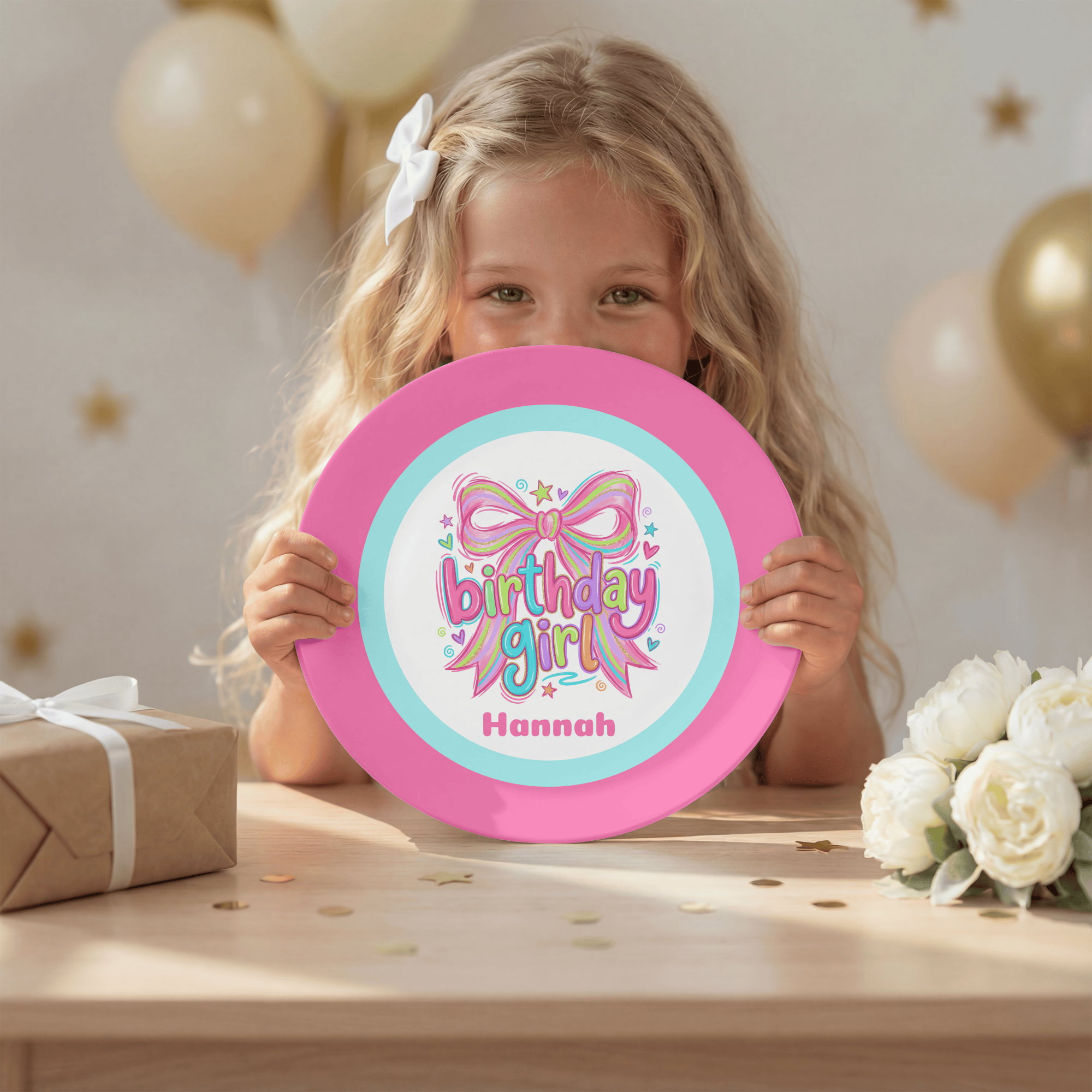 Personalized Birthday Girl Plate by Lil Plate Shop