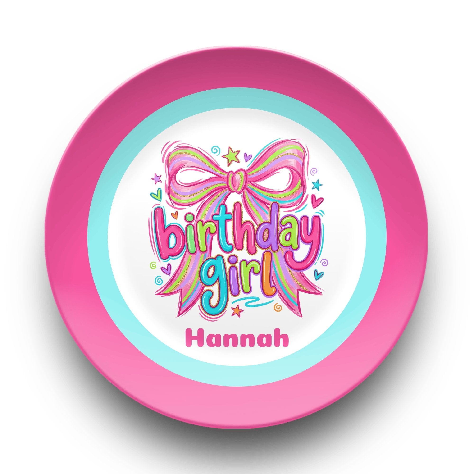 Personalized Birthday Girl Plate by Lil Plate Shop