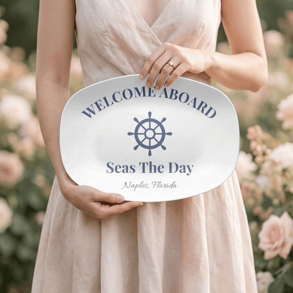 Personalized Boat Lover Platter by Lil Plate Shop