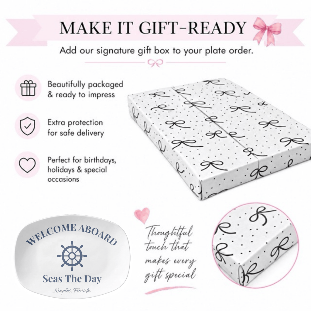 Personalized Boat Lover Platter by Lil Plate Shop