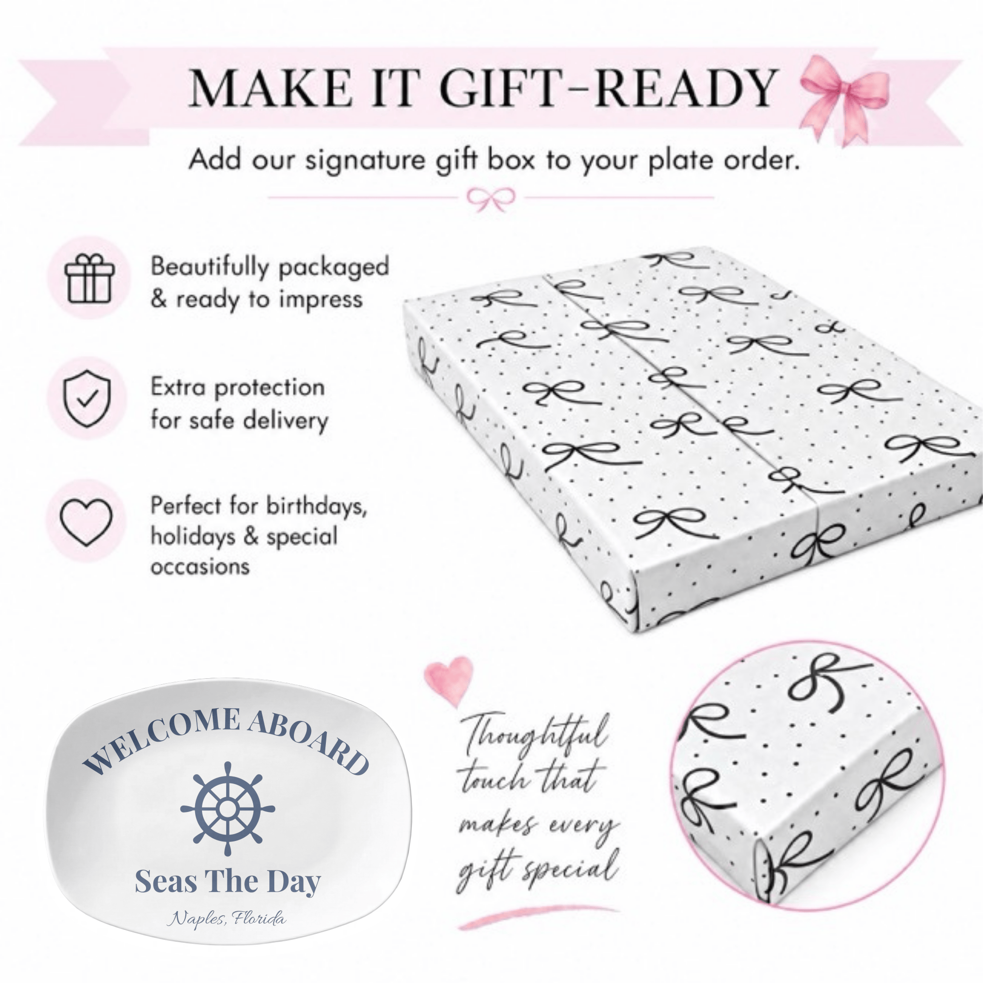 Personalized Boat Lover Platter by Lil Plate Shop