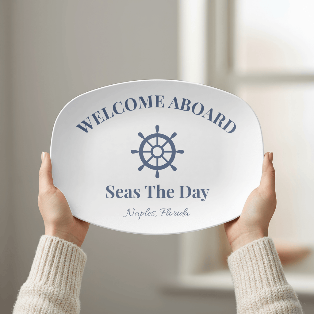 Personalized Boat Lover Platter by Lil Plate Shop