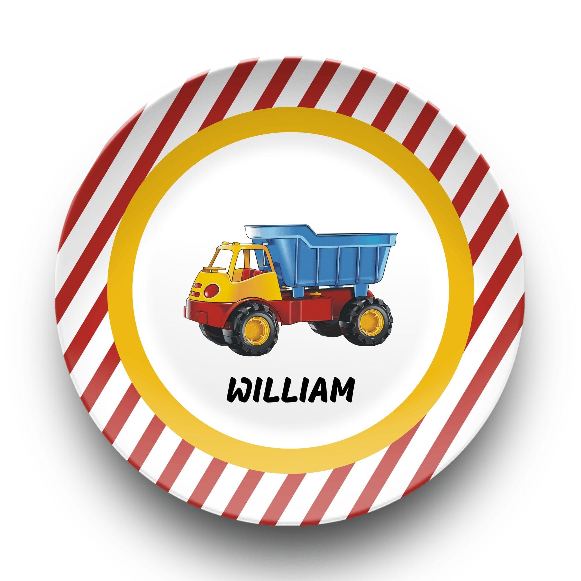 Personalized Dump Truck Plate by Lil Plate Shop