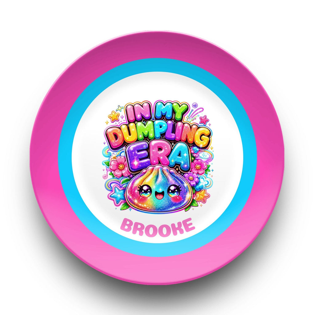 Personalized Dumpling Era Plate Dumpling 1 by Lil Plate Shop