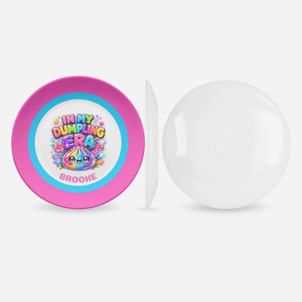 Personalized Dumpling Era Plate by Lil Plate Shop
